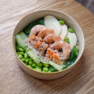 Salmon & Shrimp Salad