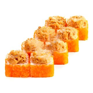 Запеченный ролл с креветками