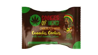 PROMOCJA Ciasteczka konopne polane w Czekoladzie Cookies of Mind