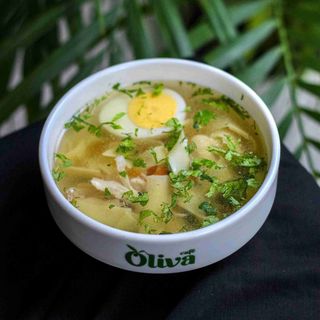 Chicken noodles soup