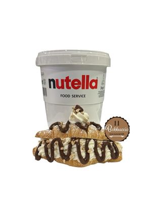 Cornetto con panna e Nutella, Ferrero più nocciole