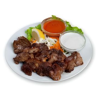 Пържени пилешки дробчета (220г)