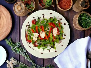 Салат овочевий мікс з крем-сиром (240g)