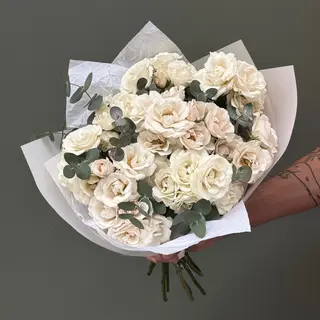 10 Rosas Pitimini Blancas