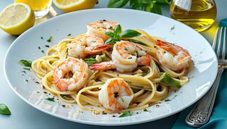 Spaghetti gamberi e carciofi