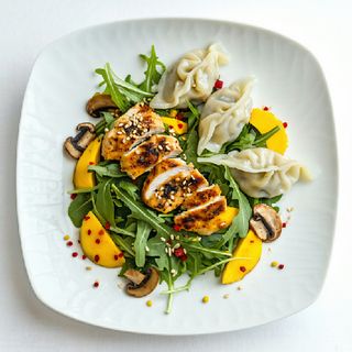 Ensalada De Pollo Con Mango