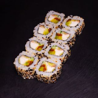 California krewetka z łososiem