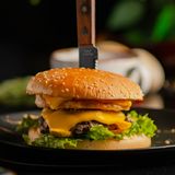 Бургер ассорти Мрамор и курица