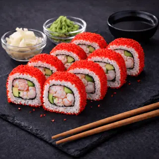 Каліфорнія з тигровою креветкою (8шт/230г)