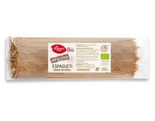Espaguetis Arroz Integral El Granero 500Gr