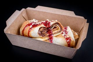 Clatite cu dulceata de visine