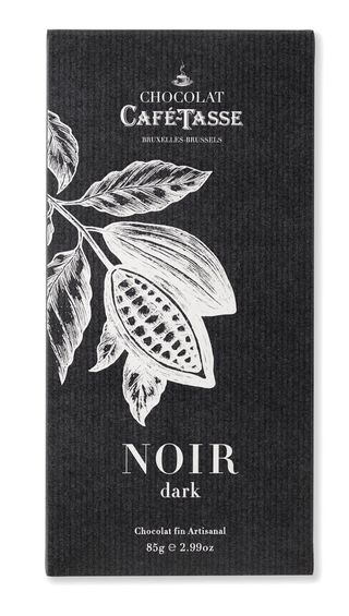Café-Tasse белгийски шоколад - черен (85г)