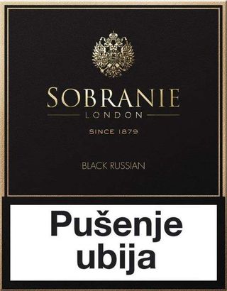 Cigarete Sobranie Black Russian