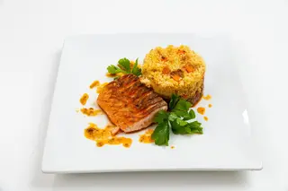 Salmon Teppaniyaki