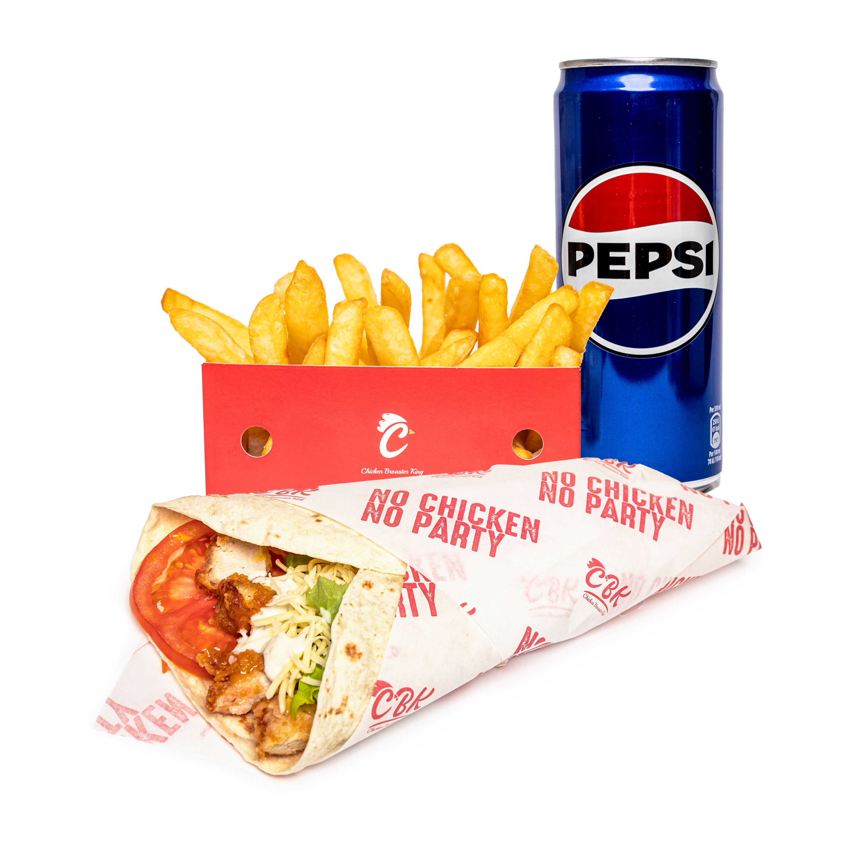Menú Chicken Wrap