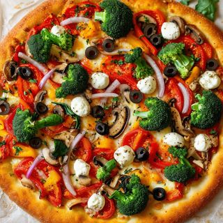 09 Pizza Vegetal (Mediana)