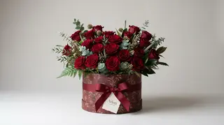 Caja 30 Rosas Rojas Premium