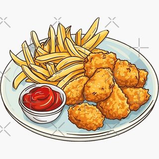 Nuggets + frytki