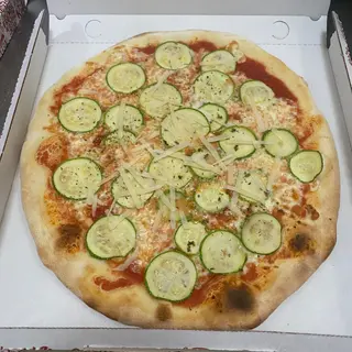 Pizza romana con zucchine