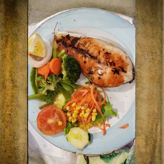 Posta de Salmão Grelhada