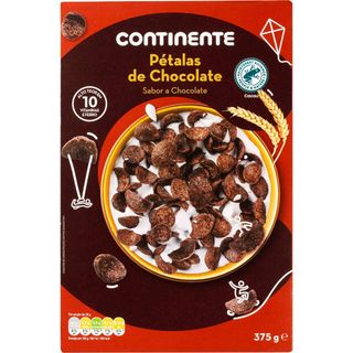 Cereal Continente Chocolate Petals 375g - Deliciosamente Achocolatado