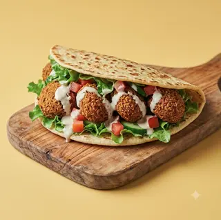 Piadina falafel