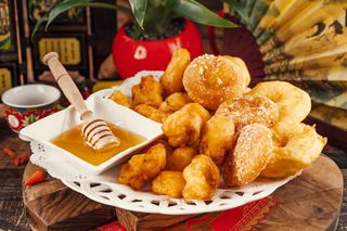 N5-შემწვარი ხილის მიქსი-ბანანი, ანანასი, გოგრის გული, ვაშლი