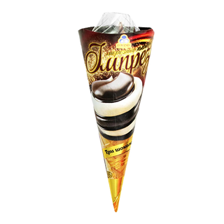 Морозиво Рудь імпреза Три шок ріжок 100г