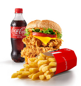 Double Crunch Burger Meal