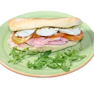 Panino cotto e bufala