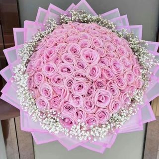 Lilac Hand Bouquet of 15 batches of 20stems