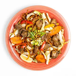Wok s pilećom jetrom