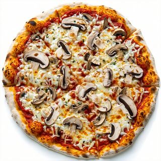 Pizza rossa - funghi