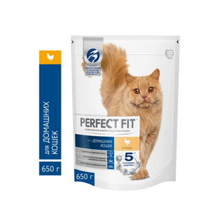 Cухой полнорационный корм PERFECT FIT™ для котят от 2 до 12 месяцев, с курицей, 650г 4607065375010