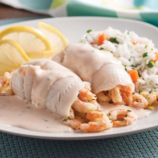 Plat Roulade Farcie Crevettes