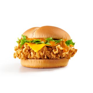 Piment Crunch Burger (épicé sans laitue ni fromage)