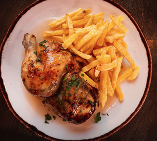 N-1 Medio Pollo Y Medio De Patatas