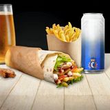 Meniu kebab de vita mare+ Bere Chisinau Blondă