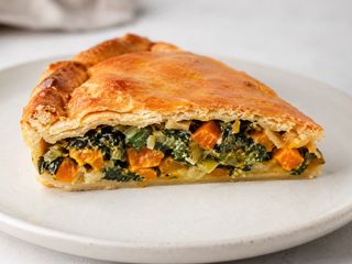 Torta di verdura - bietole zucca e porri 250 g