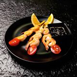 Crevete cu sos Teriyaki