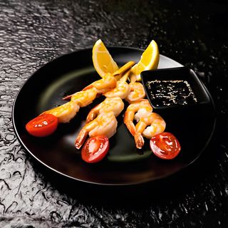 Crevete cu sos Teriyaki