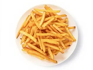 Patatas fritas con bacon y queso