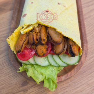 З мідіями шаурма