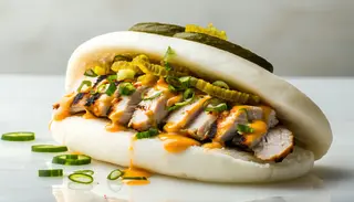 Bao bun thịt bò bulgogi