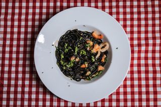 Spaghetti al Nero de Seppia