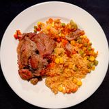 Свински джолан с ориз (350г)