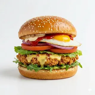 Hamburguesa De Pollo Halal