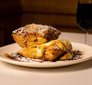 Milhoja con crema pastelera