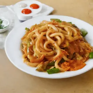 Fideos Fritos Con Verdura