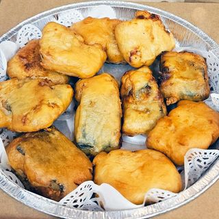 Tajadas de bacalao crujientes